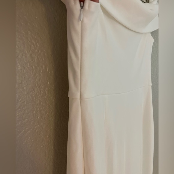 Exceptional Romance White Off-the-Shoulder Mermaid Maxi Dress - Picture 9 of 10